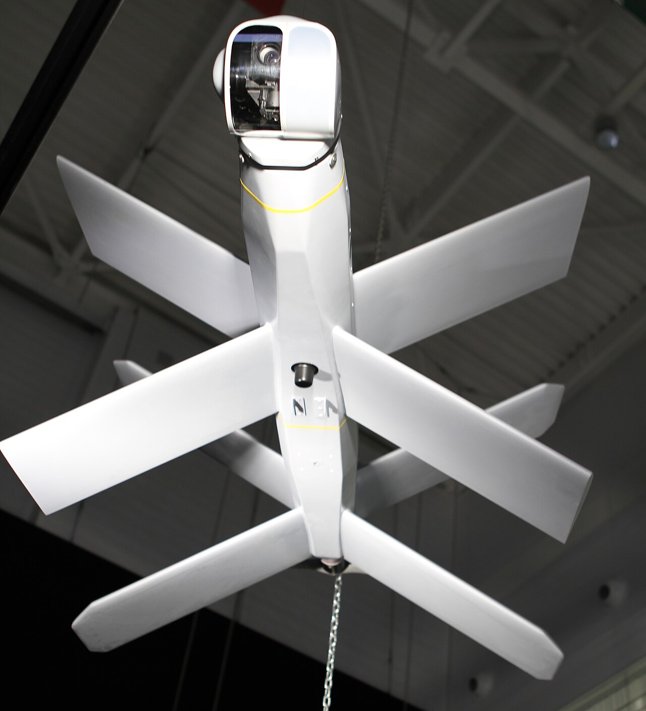 A Russian ZALA Lancet loitering munition (suicide drone)